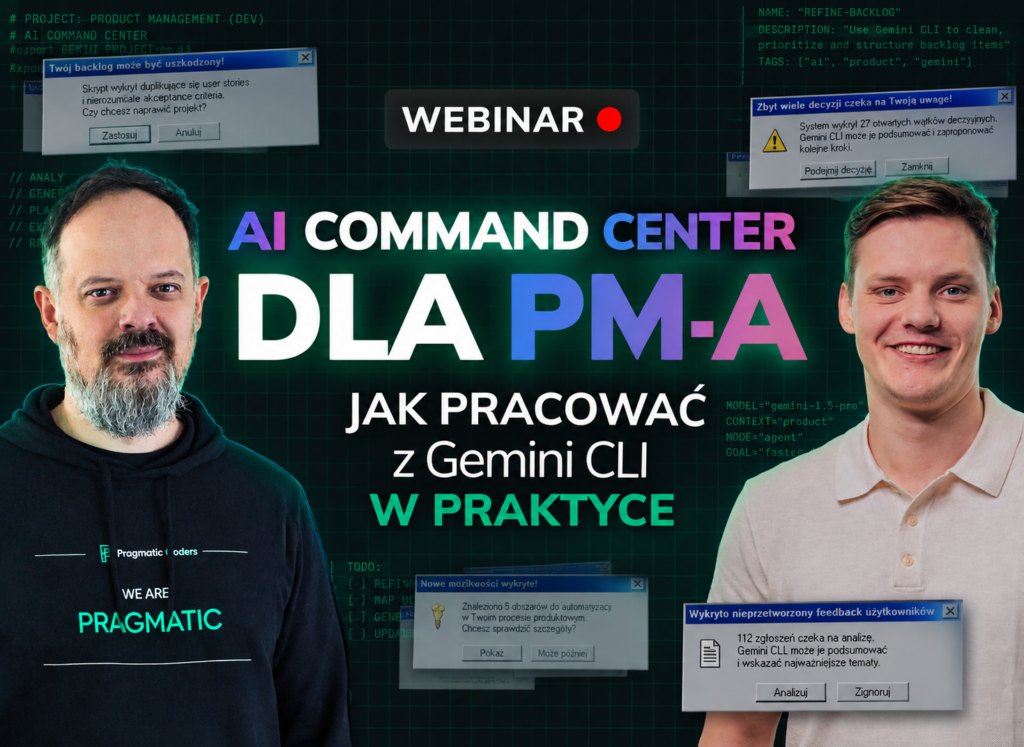 AI Command Center dla PM-a Jak pracować z Gemini CLI w praktyce - okładka