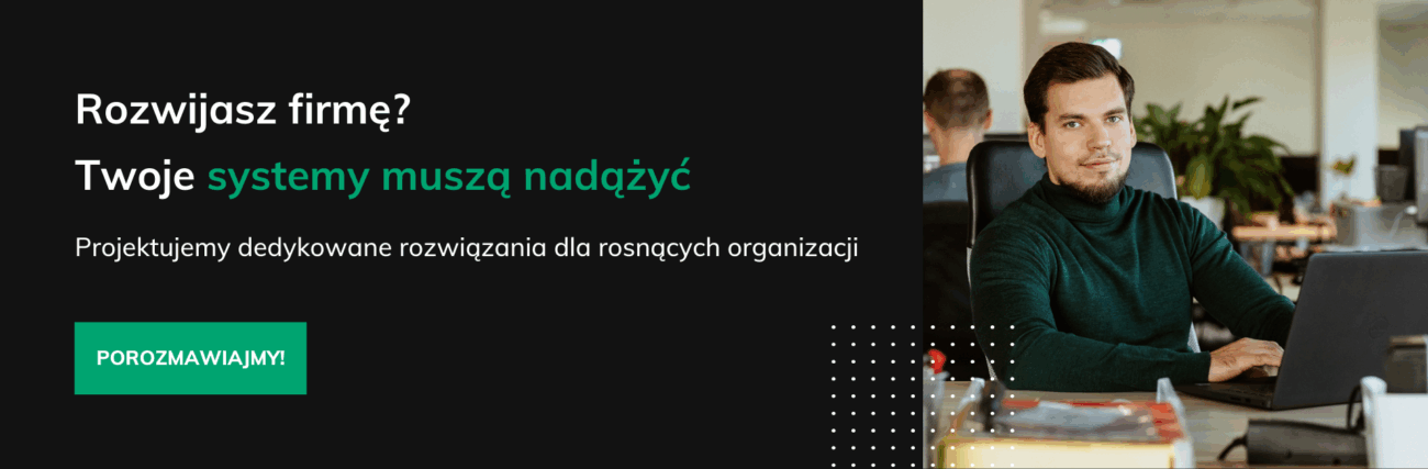 Banner - Budujemy dedykowane oprogramowanie