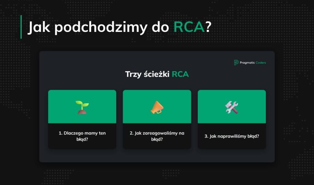 Jak podchodzimy do RCA