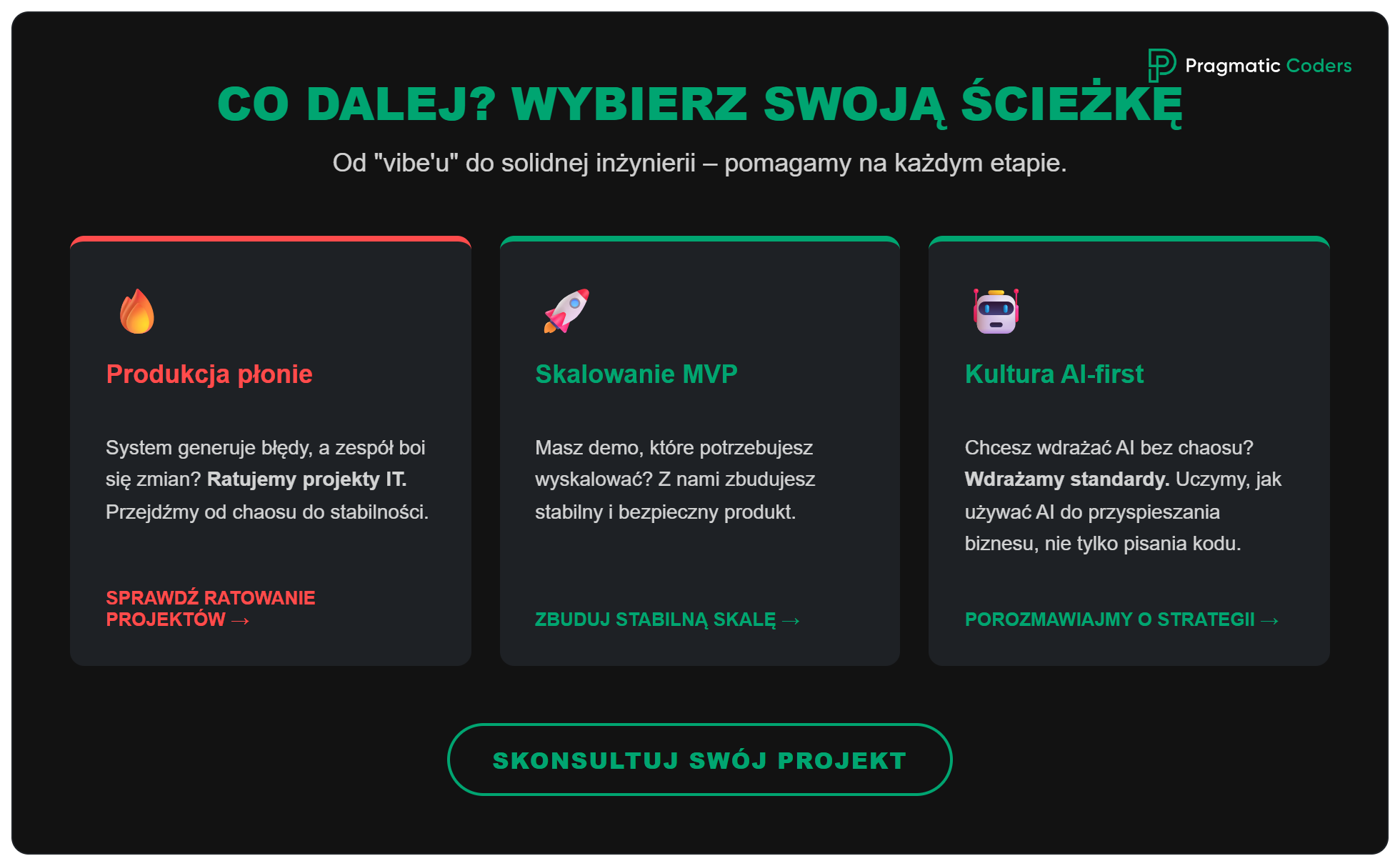 Co dalej? Wybierz swiją ścieżkę