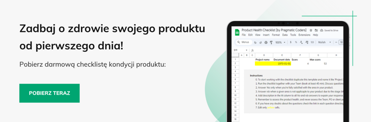 Pobierz Product Health Checklist