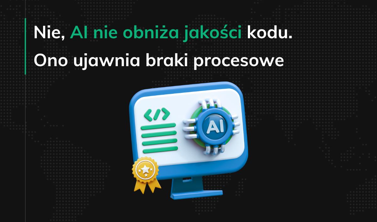 AI nie obniża jakości kodu - okladka