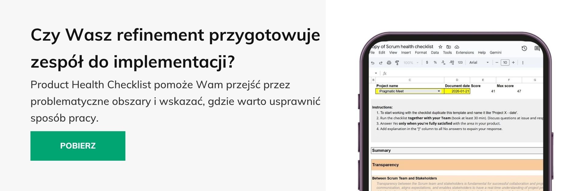 Product Health Checklist (1) SDD
