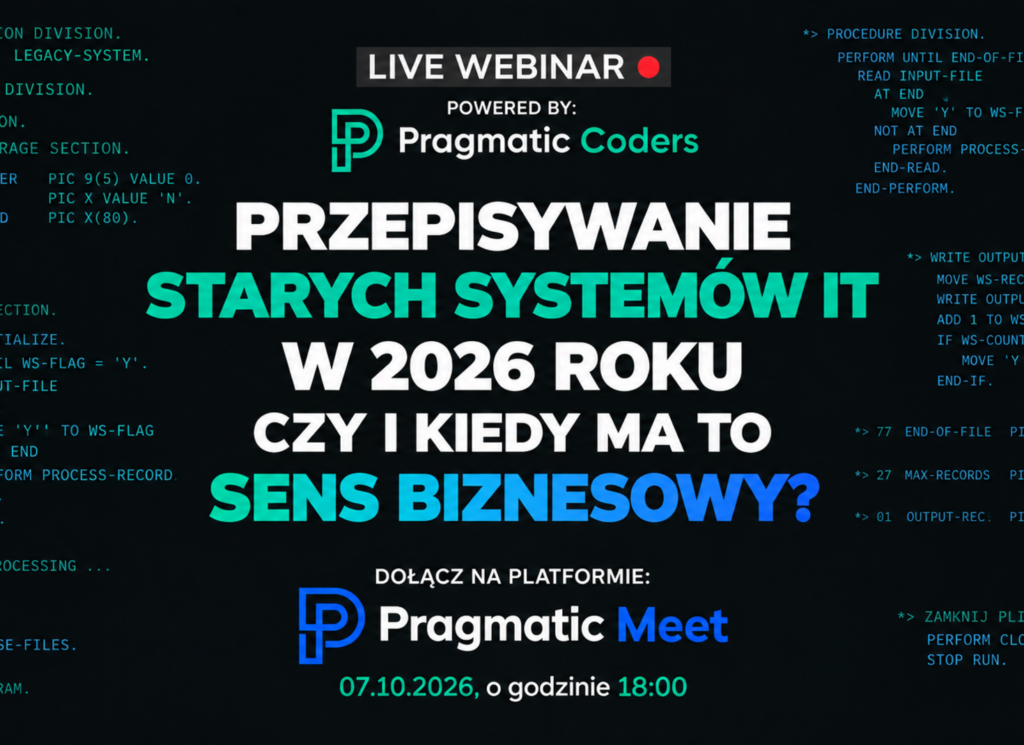 Przepisywanie starych systemów IT przy użyciu AI